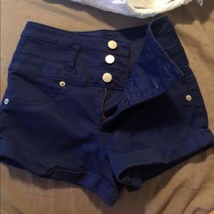 High waisted short shorts